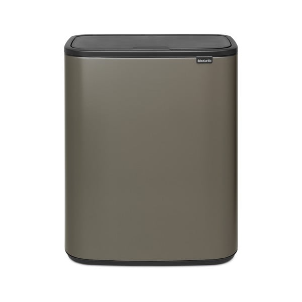 Siv jeklen koš za smeti na dotik 60 l Bo Touch Bin – Brabantia-image-2