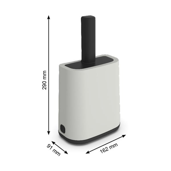 Lopatka za čiščenje mačjega stranišča s stojalom 9x16 cm Biala - Rotho-image-3