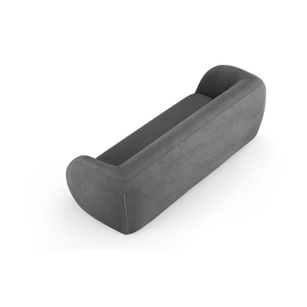 Siva sedežna garnitura iz tkanine bouclé 230 cm Essen – Cosmopolitan Design-image-3