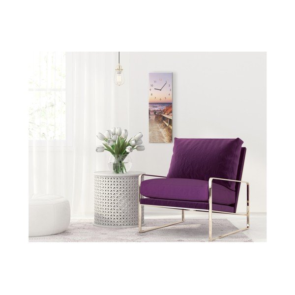 Stenska ura Styler Glassclock Sunset, 20 x 60 cm-image-2