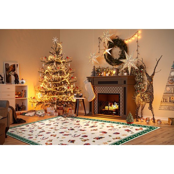 Zelena preproga z božičnim motivom 160x230 cm Green Christmas – Villeroy&Boch-image-1
