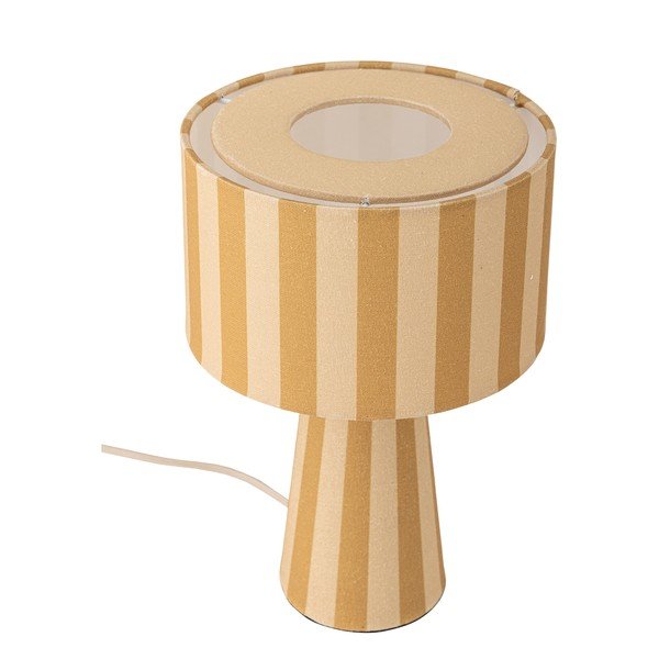 Rumena tekstilna namizna svetilka s tekstilnim senčilom (višina 30 cm) Emmie – Bloomingville-image-3