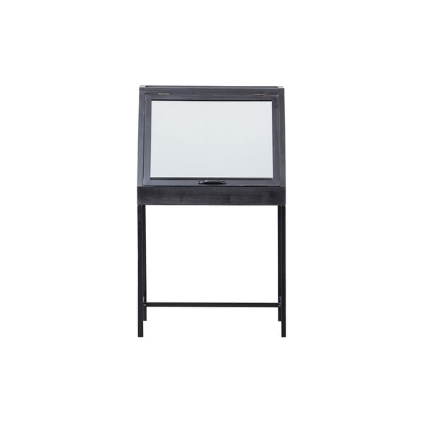 Črna vitrina 65x109 cm Dido – WOOOD