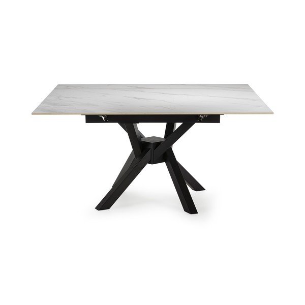 Raztegljiva jedilna miza z dodatno ploščo s kamnito mizno ploščo 90x150 cm Arlene – Marckeric-image-4