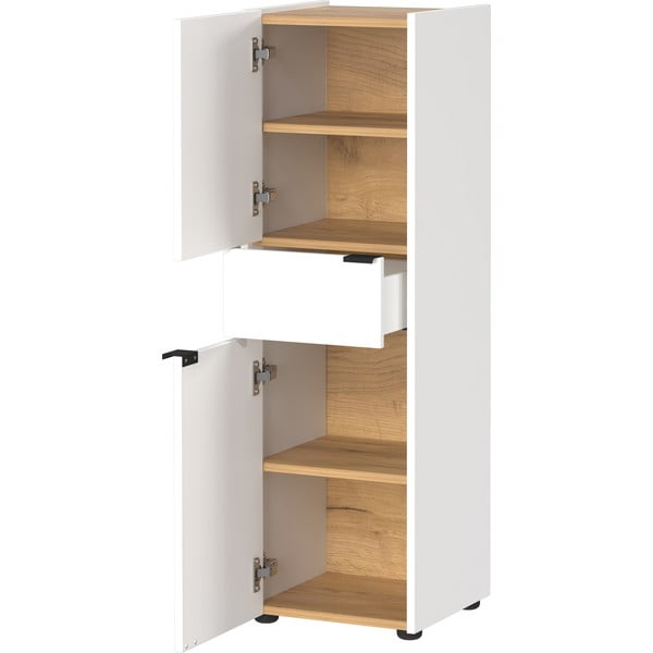 Bela visoka kopalniška omarica 34x111 cm Forano – Germania-image-1