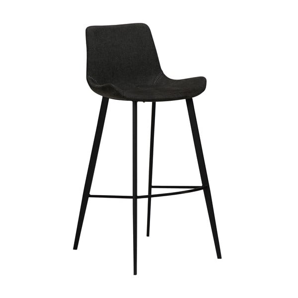 Črn barski stol DAN-FORM Denmark Hype, višina 101 cm