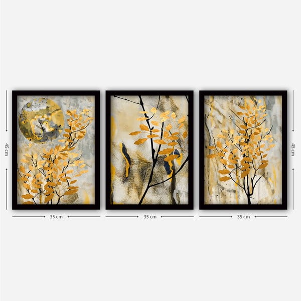 Slike v kompletu 3 ks 35x45 cm – Wallity-image-1