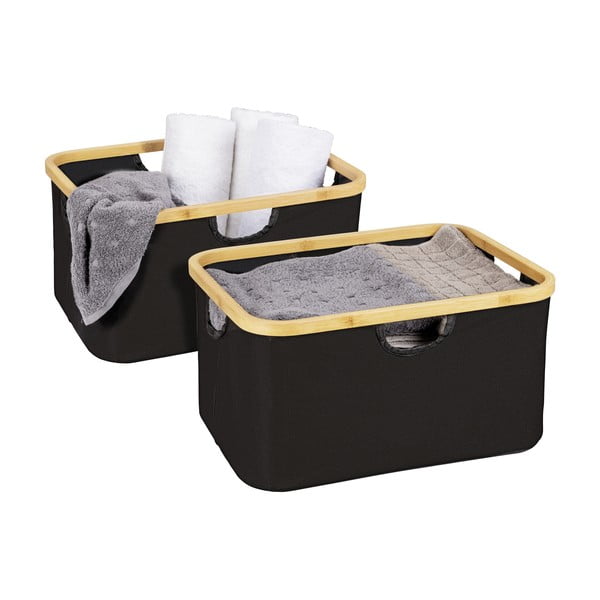 Tekstilne košare za shranjevanje v kompletu 2 ks Ecori – Wenko-image-3