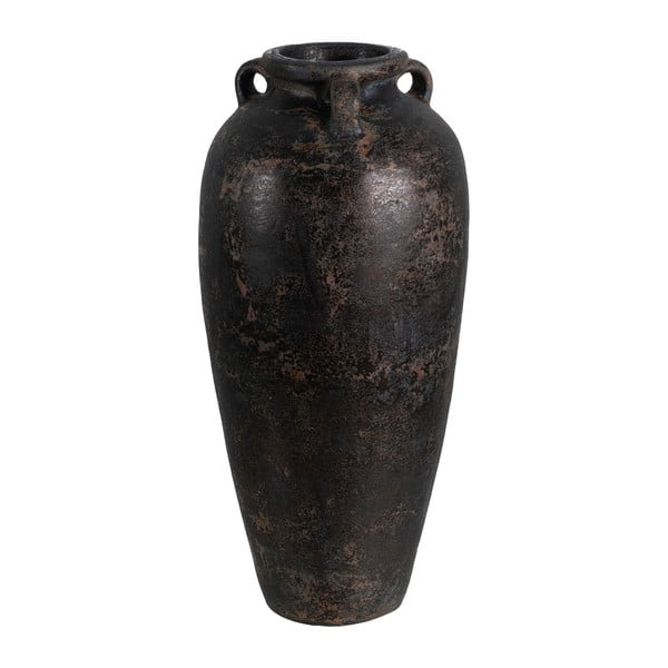 Temno rjava visoka vaza iz terakote (višina 60 cm) Artem – Ixia