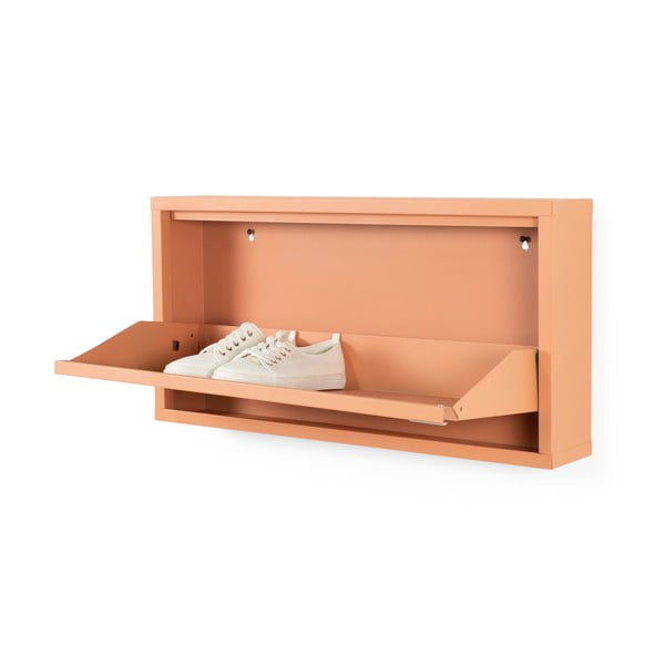 Rožnato-oranžna kovinska preklopna omarica za čevlje 75x37,5x12,5 cm Billy – Spinder Design-image-2