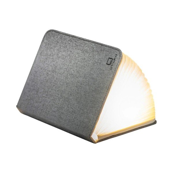 Siva svetlobna dekoracija na USB Booklight – Gingko