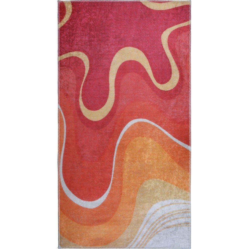 Rdeča/oranžna pralna preproga 60x100 cm Colors of Joy