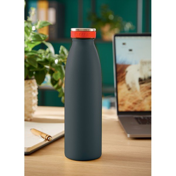 Siva steklenička za vodo Leitz Cosy, prostornina 0,5 l-image-1