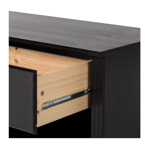 Rjav TV komplet iz masivnega bora 140x223 cm Anita – Støraa-image-4