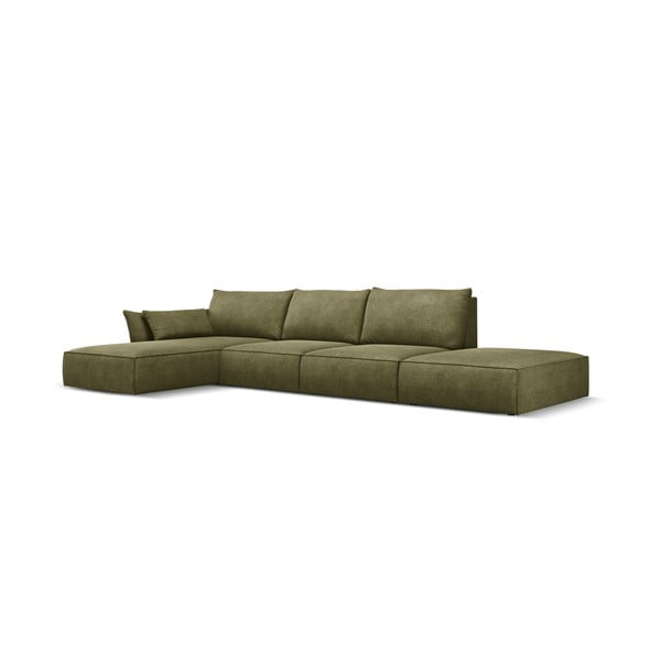 Zeleni kotni kavč (levi kot) Vanda - Mazzini Sofas-image-2