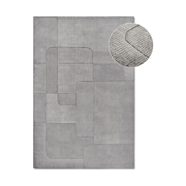 Siva ročno tkana volnena preproga 190x280 cm Charlotte – Villeroy&Boch