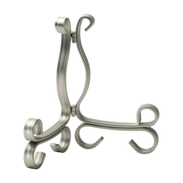 Stojalo za dekorativne predmete v srebrni barvi iDesign Astoria, 11 x 16,5 cm