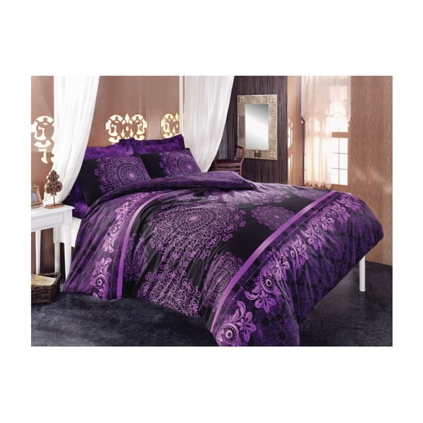 Vijolična posteljnina Chantal za eno osebo, 160 x 220 cm