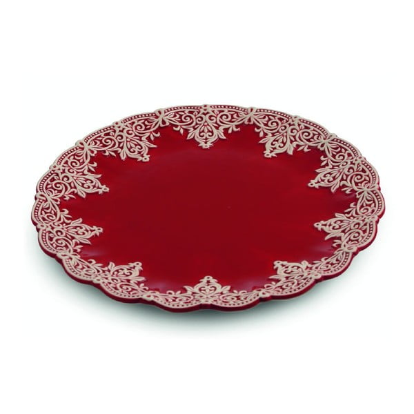 Pladenj Praline Round Red