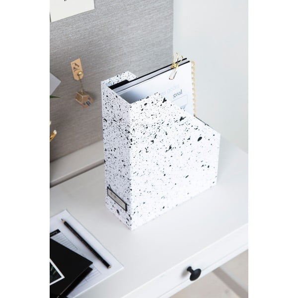 Črno-bel organizator za dokumente Bigso Box of Sweden Estelle-image-1