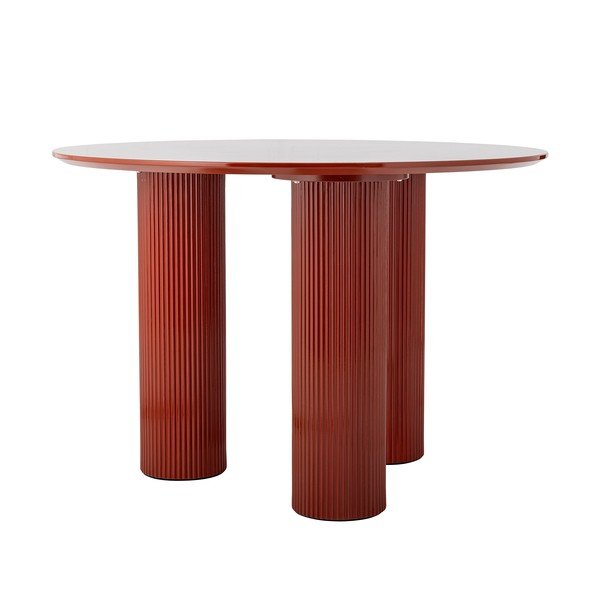 Okrogla jedilna miza v sijajnem dekorju ø 110 cm Della – Bloomingville-image-2