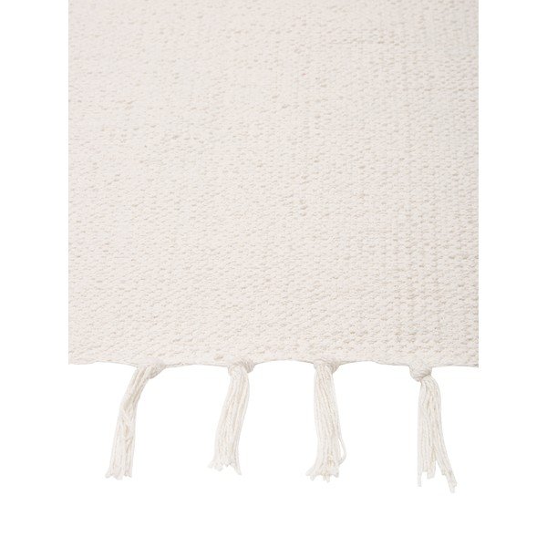Bela ročno tkana bombažna preproga Westwing Collection Agneta, 70 x 250 cm-image-4