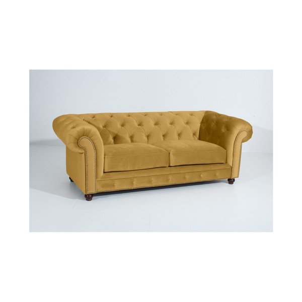 Rumena zofa Max Winzer Orleans Velvet, 216 cm-image-2