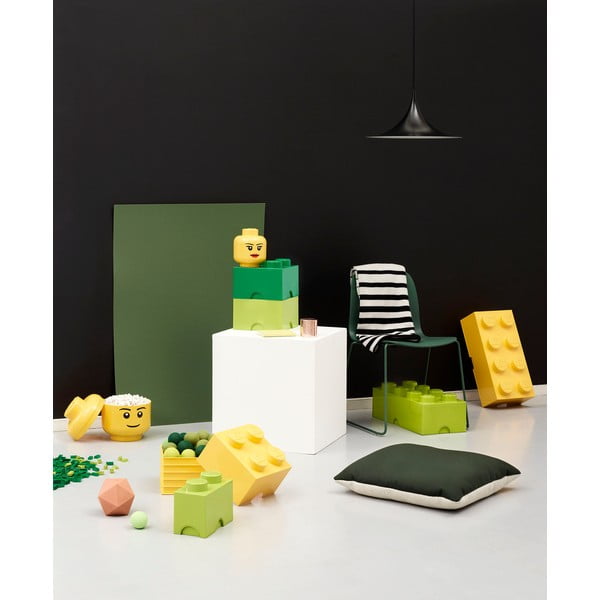 Bela okrogla škatla za shranjevanje LEGO®, ⌀ 12,5 cm-image-2