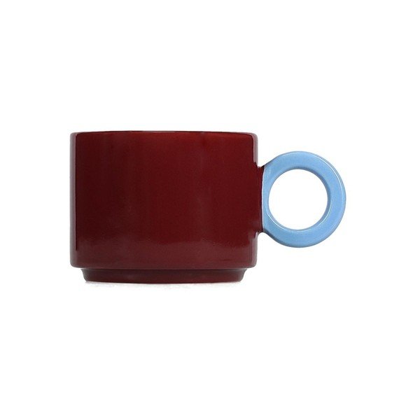 Bordo rdeča skodelica iz kamenine 280 ml Lou – ONA