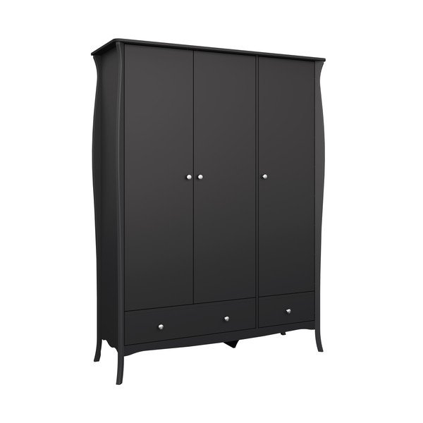 Črna omara 143x192 cm Baroque - Tvilum-image-2