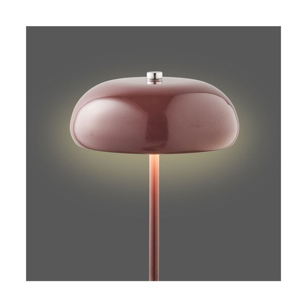 Bordo rdeča kovinska namizna svetilka (višina 23 cm) Margate – House Nordic-image-4