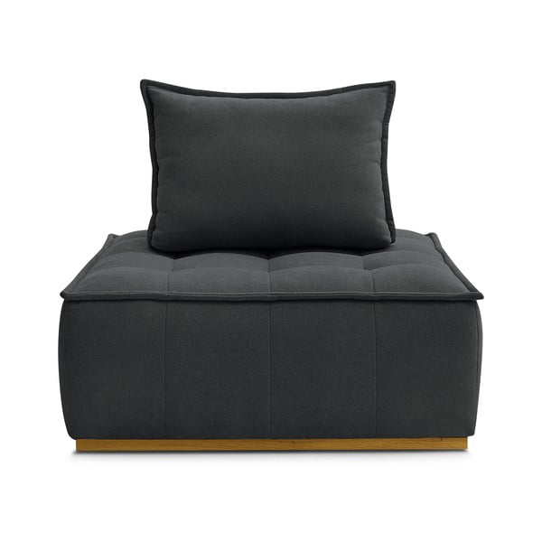 Temno siv fotelj iz šenilje Elisa – Bobochic Paris-image-3