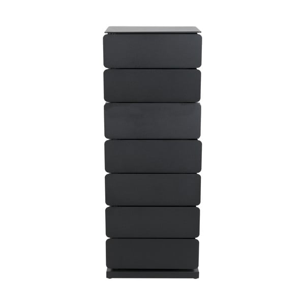 Črna kovinska komoda 37x98,5 cm Joey – Spinder Design