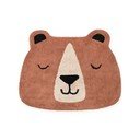 Rjava pralna/ročno tkana bombažna otroška preproga 101x120 cm Snuggle Benni – Hanse Home
