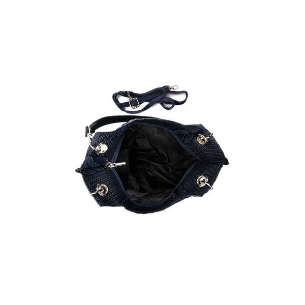 Modra usnjena torbica Mangotti Elsa-image-3