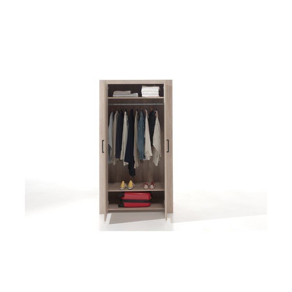 Rjava omara Vipack Aline Wood, višina 200 cm-image-1