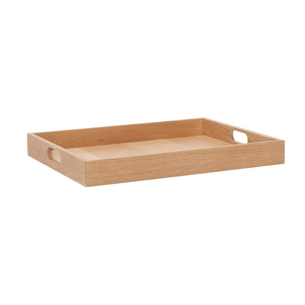 Servirni lesen pladenj 35x45 cm Structure – Hübsch