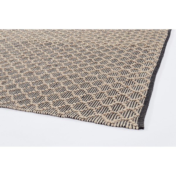 Črna/v naravni barvi notranja in zunanja preproga 160x230 cm Dhawan – Bizzotto-image-4