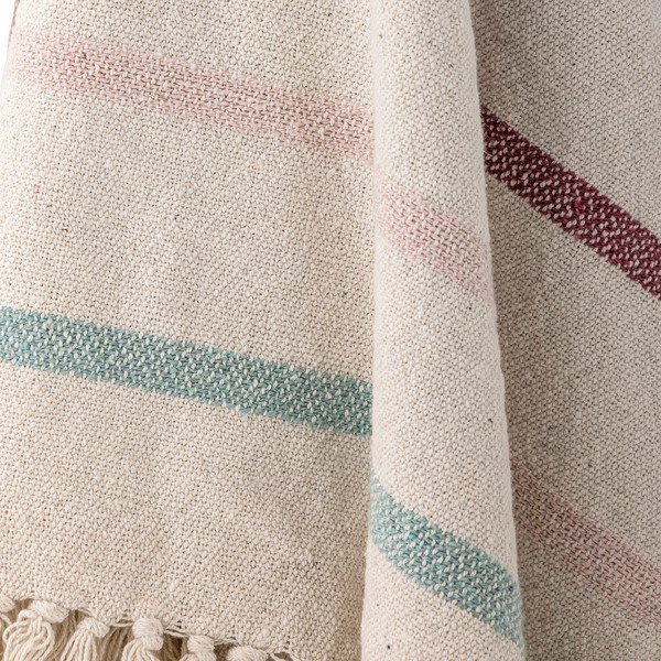 Kremno bela otroška odeja 130x160 cm Frey – Bloomingville Mini-image-2