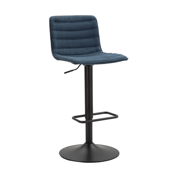 Modrozelen/črn barski stol z nastavljivo višino (višina sedeža 61 cm) Malia – Mauro Ferretti