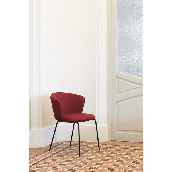 Rdeči oblazinjeni jedilni stoli v kompletu 2 ks Add – Teulat-image-1