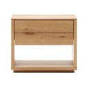 Nočna omarica v hrastovem dekorju Alguema – Kave Home