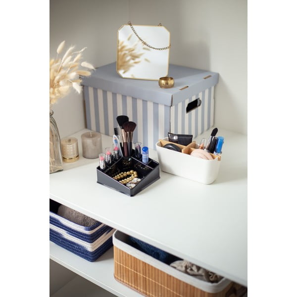 Kartonaste škatle za shranjevanje v kompletu 2 ks s pokrovom Stripes – Compactor-image-4