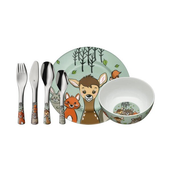Porcelanast otroški set posode 6 ks Forest Friends – WMF