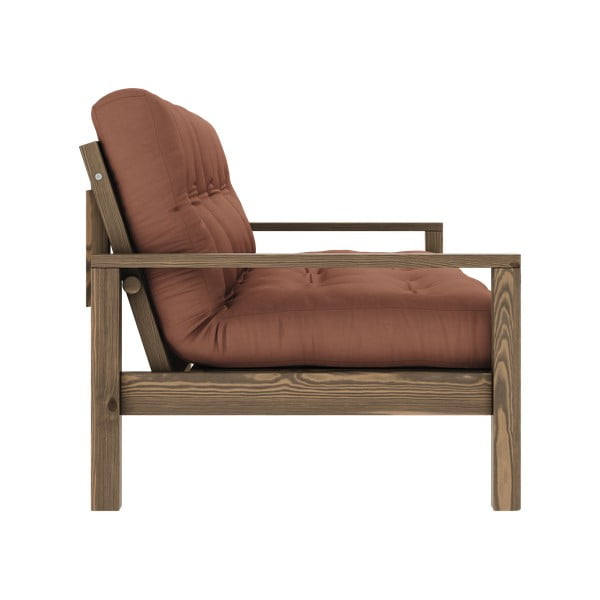 Oranžna/rjava raztegljiva sedežna garnitura 205 cm Knob – Karup Design-image-3