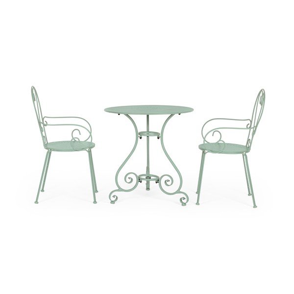 Jeklena okrogla vrtna mizica ø 70 cm Etienne – Bizzotto-image-4