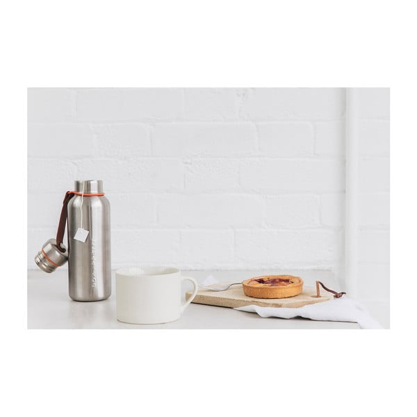 Oranžna dvostenska termovka iz nerjavečega jekla Black + Blum Insulated Vacuum Bottle, 500 ml-image-3