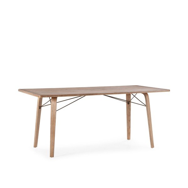 Jedilna miza z mizno ploščo v hrastovem dekorju 90x180 cm Lujan – MOME