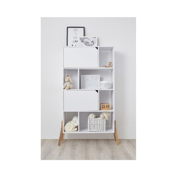 Bela knjižna omara iz hrastovega lesa BELLAMY Lotta-image-2