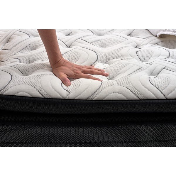 Mehka vzmetnica Sealy Premier Plush Black Edition, 160 x 200 cm-image-4